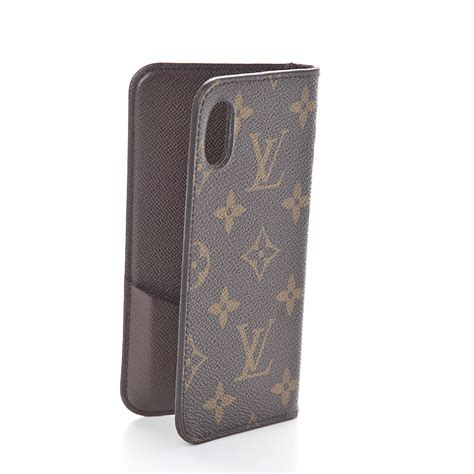 louis vuitton iphone x cover|Louis Vuitton phone case folio.